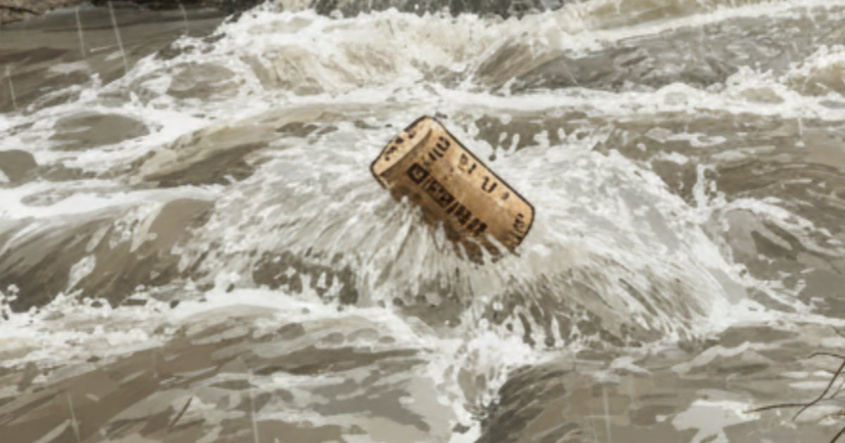 Le bouchon et le ruisseau