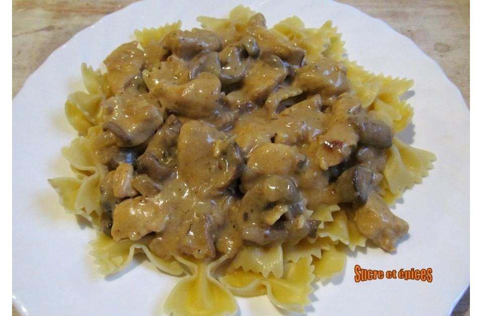 Poulet Stroganoff