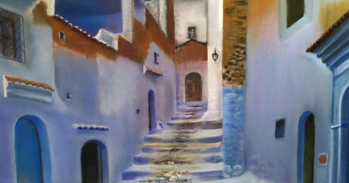 Pastel : Tourbière en Belgique