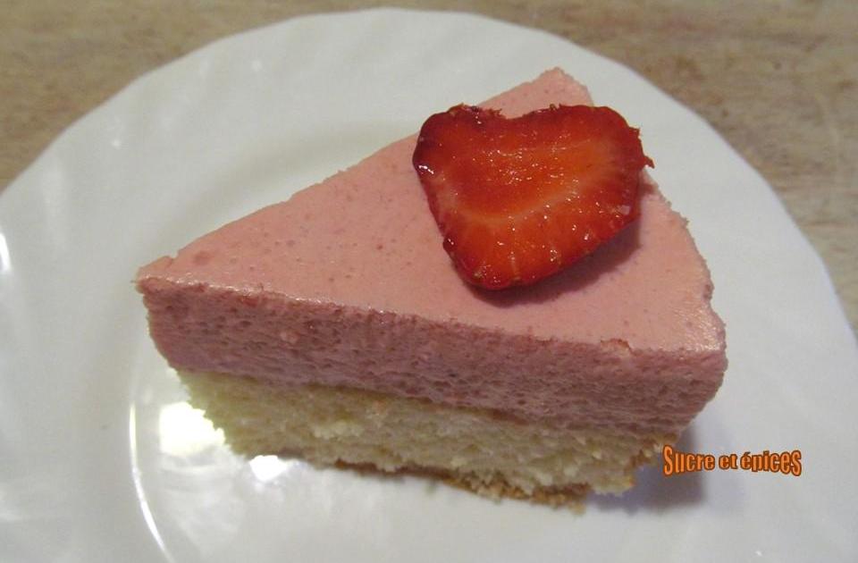 Gâteau Nuage aux fraises