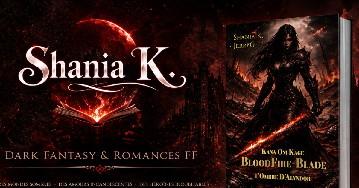 Ydriss Épéiste des Sœurs LyrinnesShania K. Autrice de dark fantasy et de romances FxF.