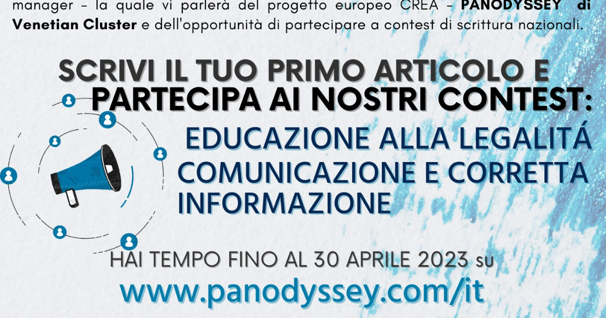 Scrivi il tuo primo articolo e partecipa ai nostri contest
