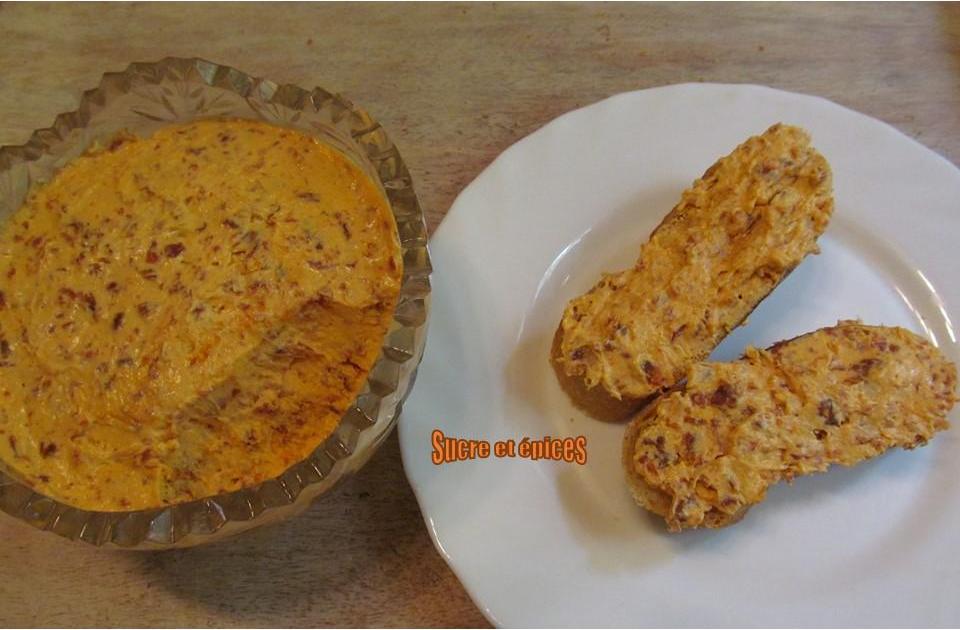 Rillettes de chorizo au Saint Môret