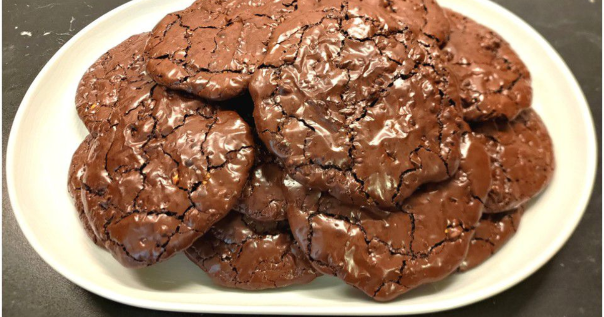 Cookies brownies aux noix, sans farine et sans gluten - Recette en vidéo