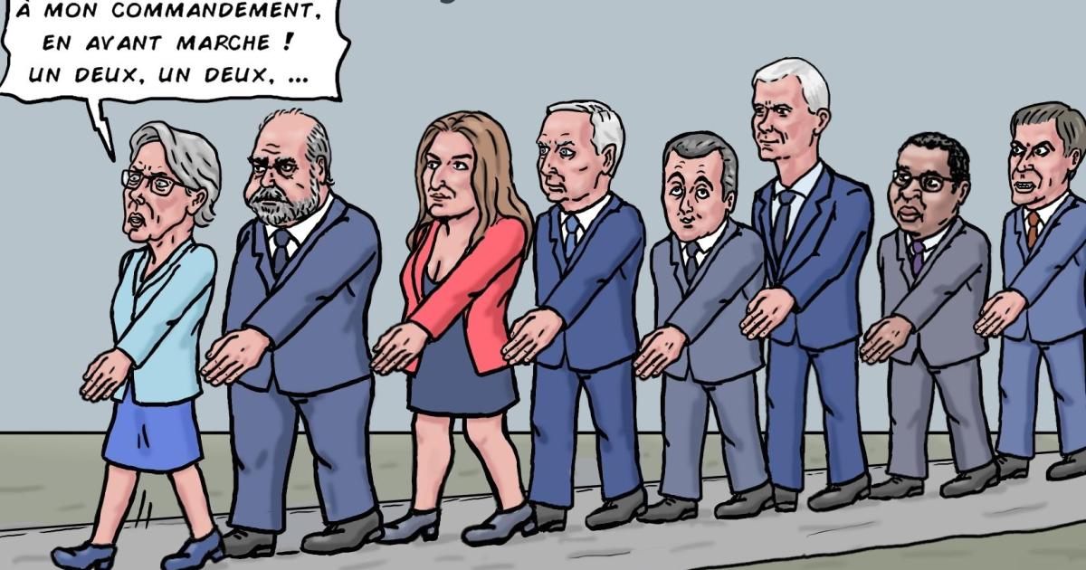 le gouvernement en ordre de marche