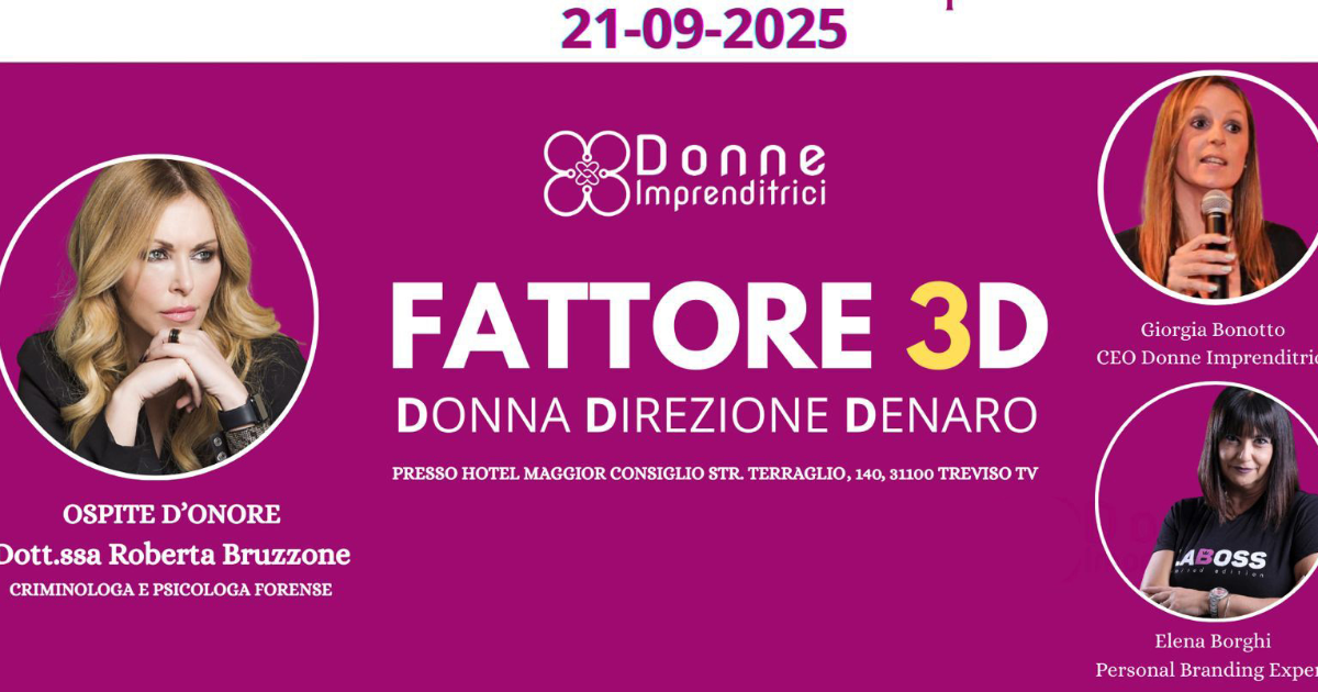 Fattore 3D - Evento nazionale del Circuito Donne Imprenditrici