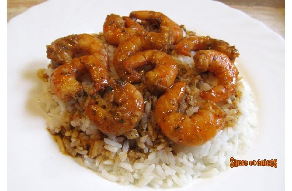 Crevettes au paprika