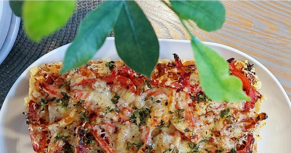 Focaccia aux poivrons