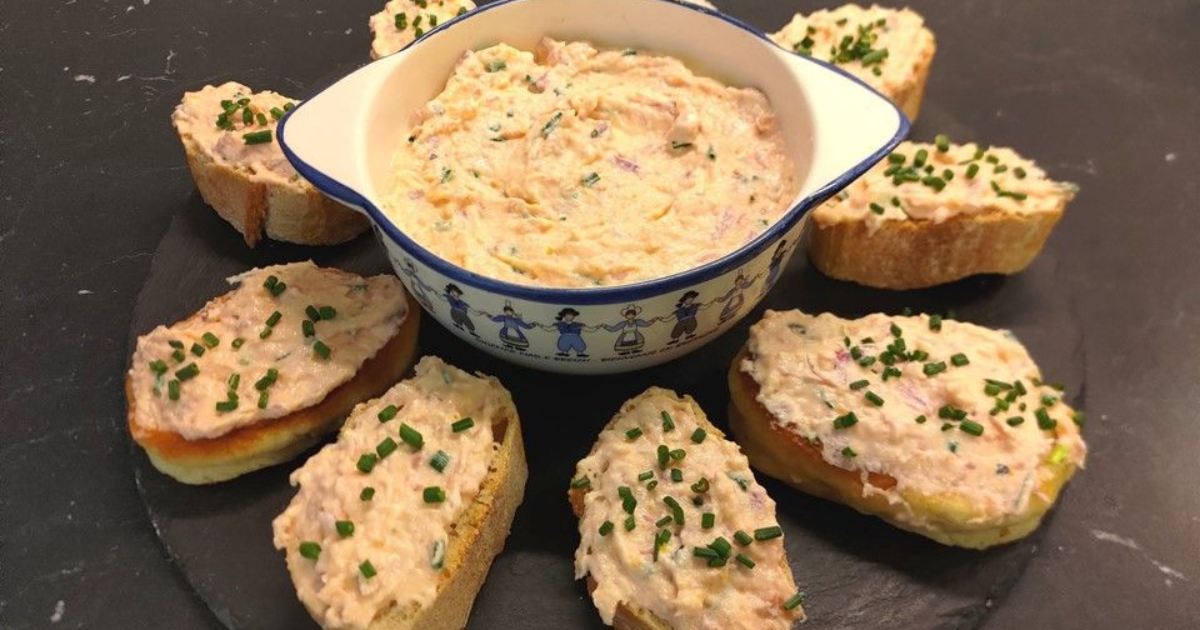 Rillettes de saumon fumé au Saint Morêt - Recette en vidéo