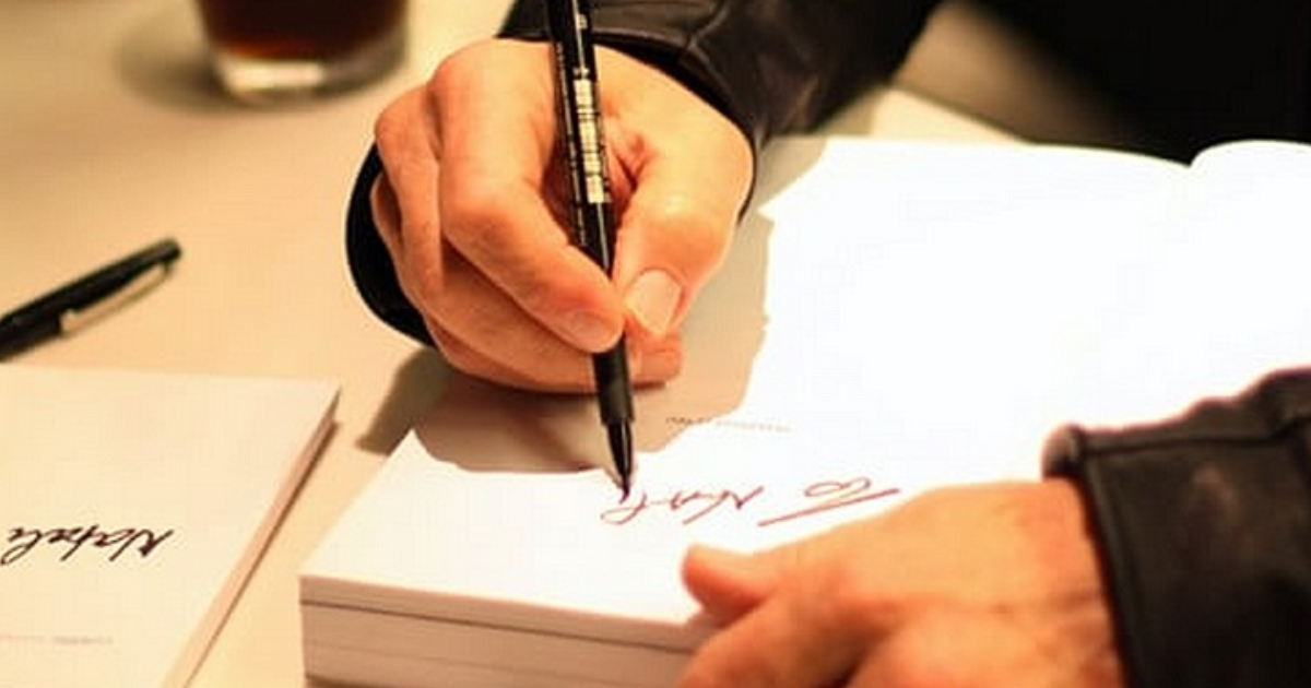 Une Singuliere dedicace