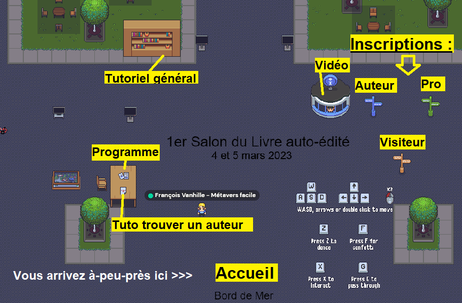 Vidéo du Programme du 1er Salon métaversel des Libres auteurs, Métavers et Société