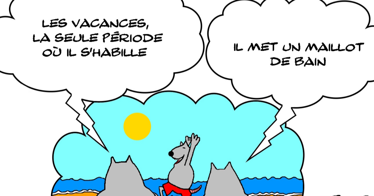 Habillé en vacances