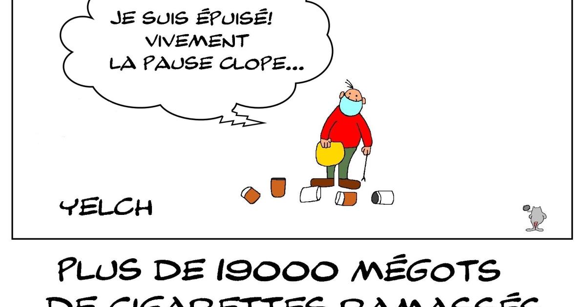 Pêche aux mégots