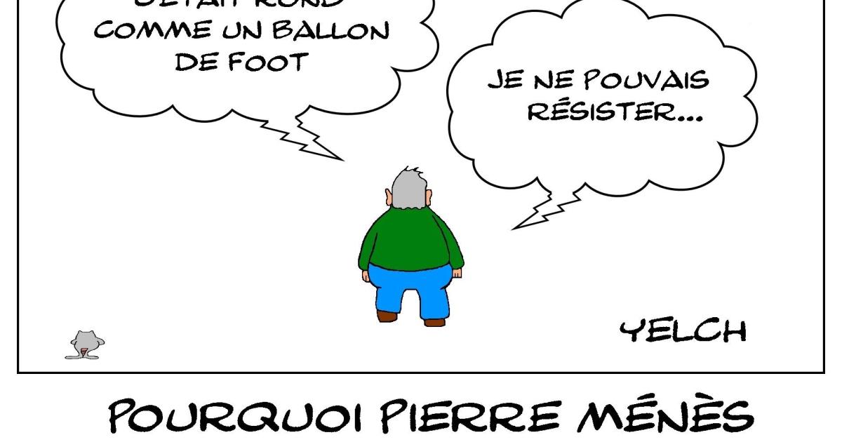 Pierre Ménès , un spécialiste du football qui joue avec les mains