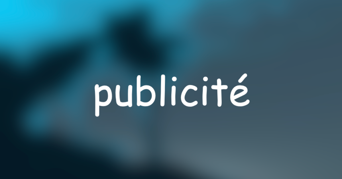 une page de publicité ?