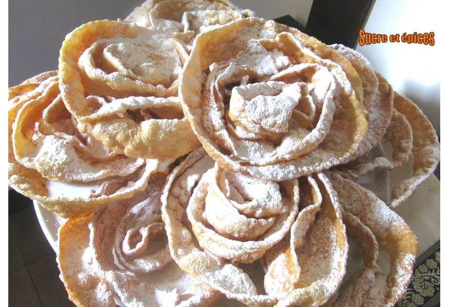 Beignets ultra croustillants en forme de fleurs de ma grand-mère