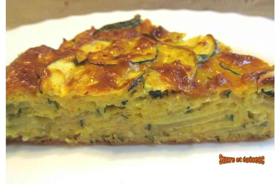 Invisible de courgettes aux épices