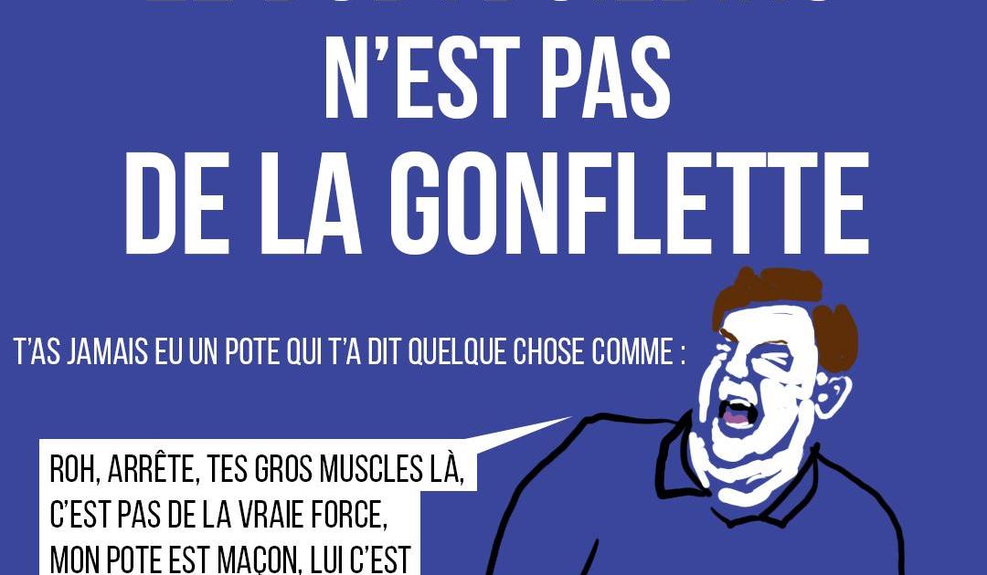 Non, le bodybuilding n'est pas de la gonflette