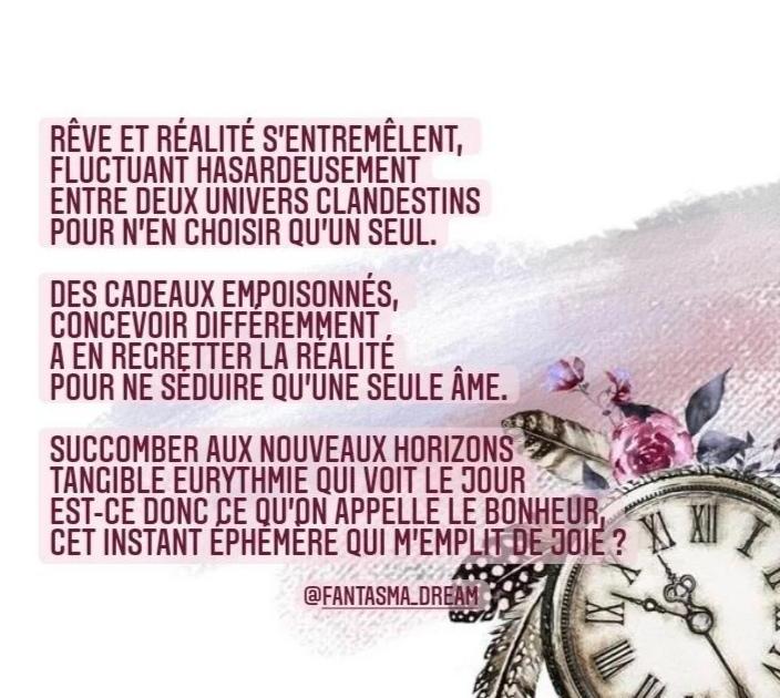 Rêve et réalité s'entremêlent...