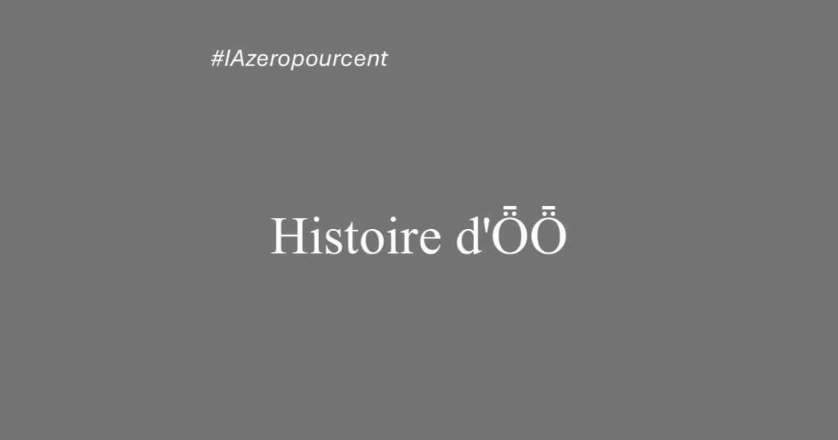 Histoire d'ȪȪ