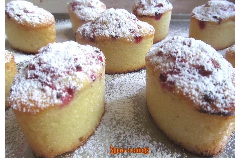 Financiers aux groseilles