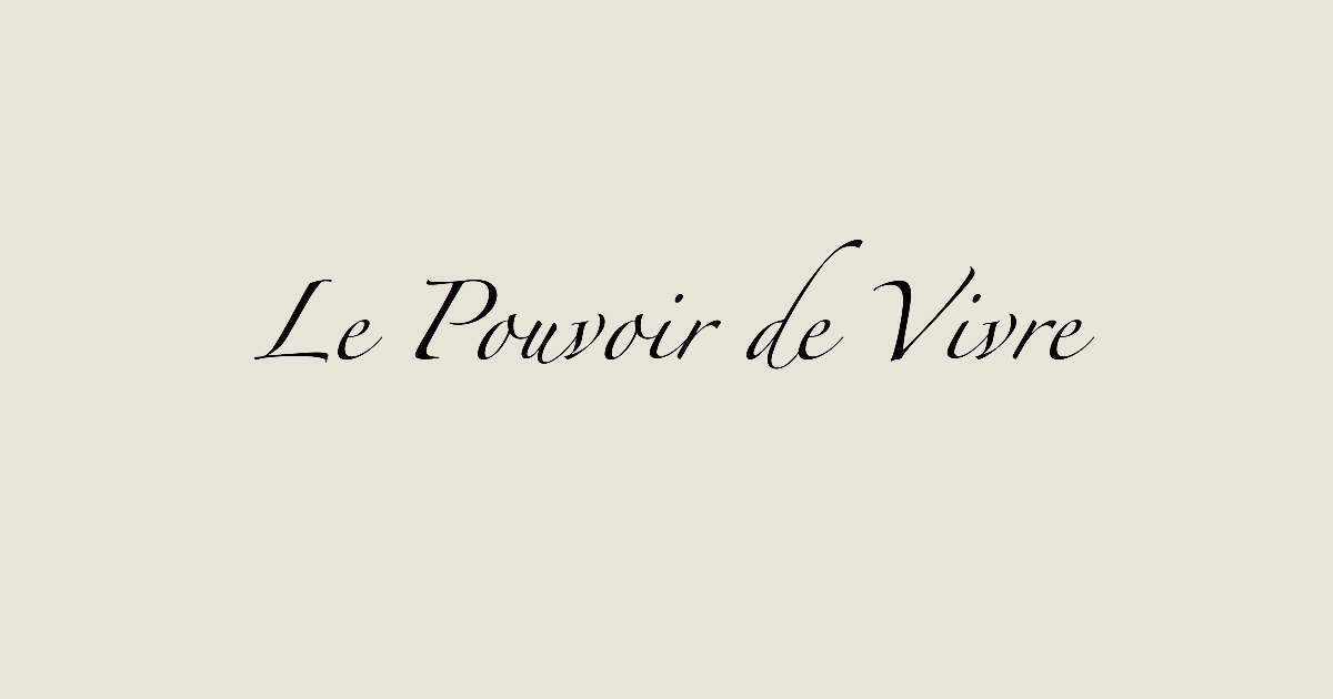 Le Pouvoir de Vivre