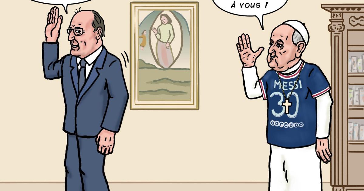 Alerte : Jean Castex Castex rencontre le Pape - rectification !