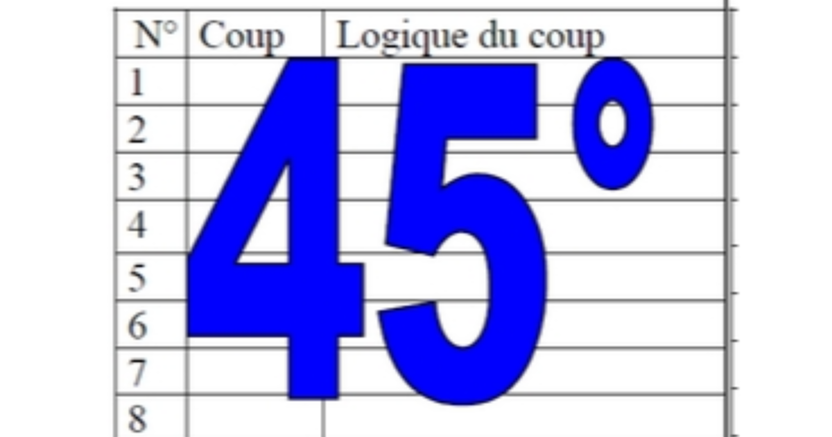 45° diagosudoku, avec la solution du quarante-quatrième