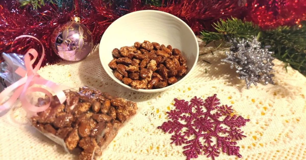 Amandes caramélisées saveur pain d'épices (vegan) - Recette en vidéo