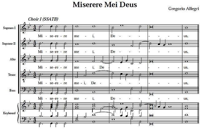 Gregorio Allegri Miserere