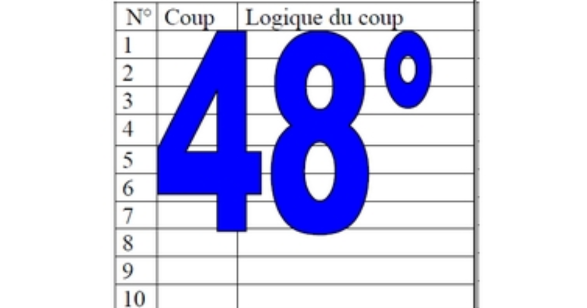 48° diagosudoku, avec la solution du quarante-septième