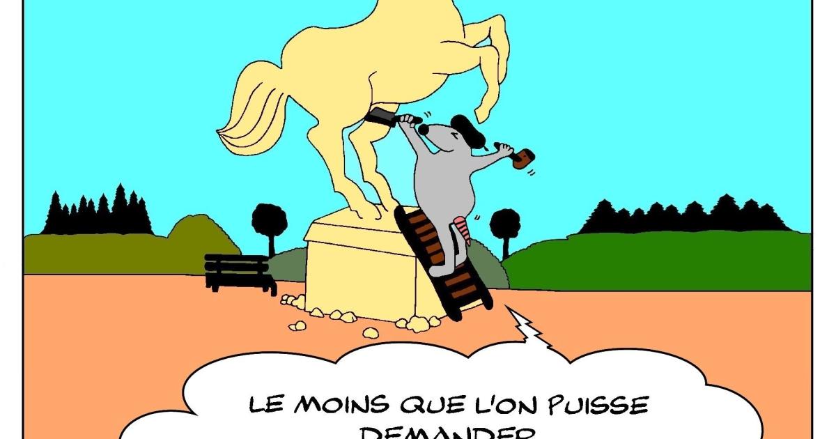 Le rat qui sculptait en citant Salvador Dali