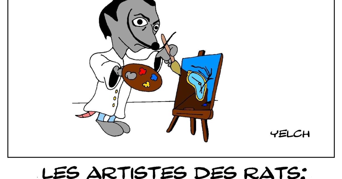 les artistes des rats : Salvador Dali