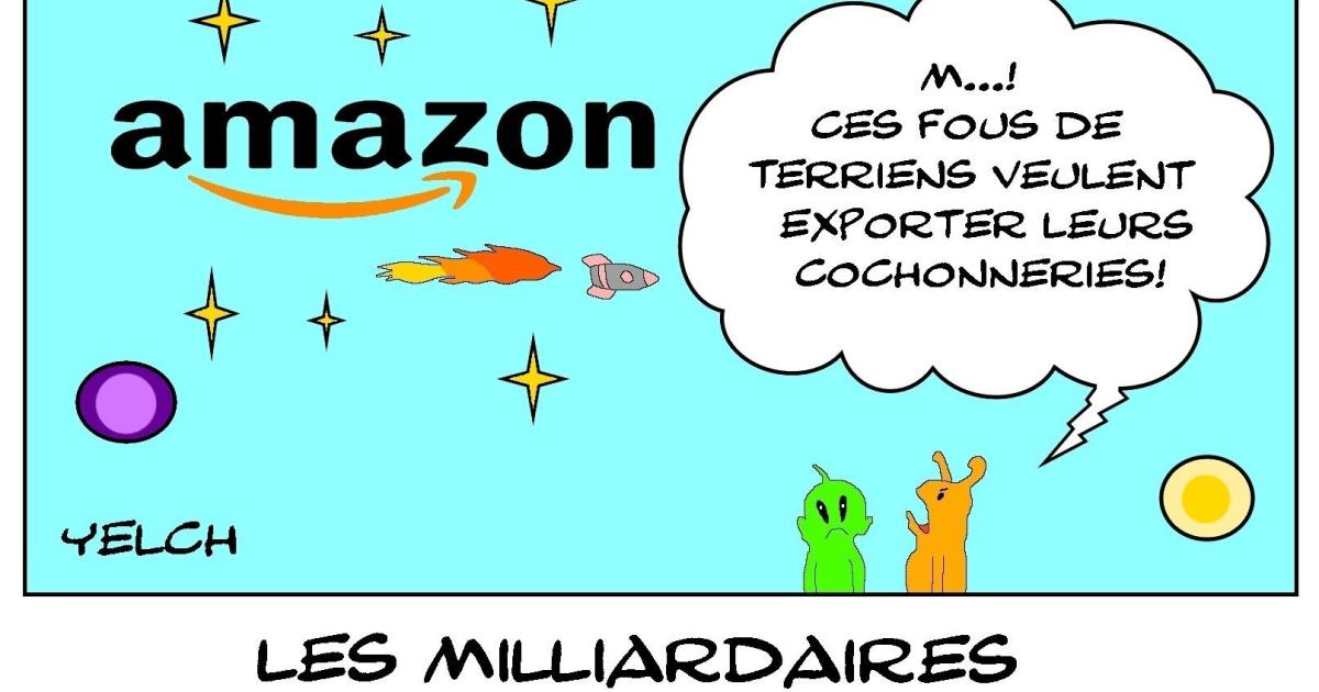 Les milliardaires dans l'espace font de la pub