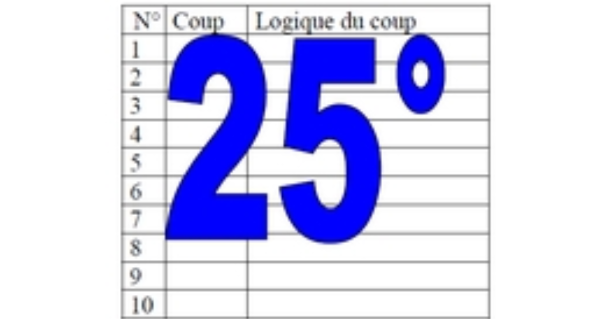 25° diagosudoku, avec la solution du vingt-quatrième