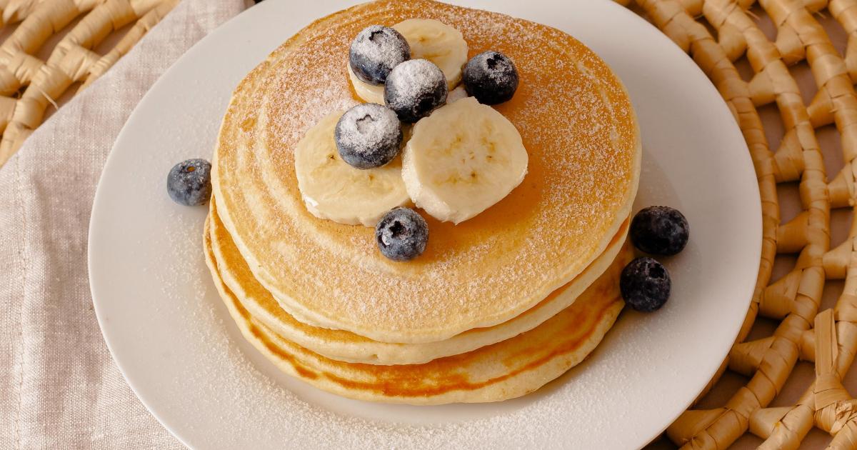 Pancakes ricotta citron