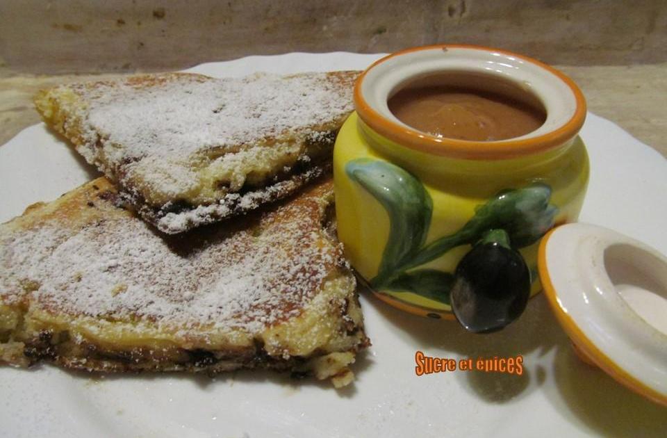 Crêpe impériale autrichienne aux pépites de chocolat et aux pommes - Kaiserschmarrn