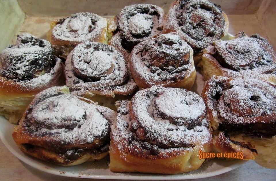 Roulés briochés au chocolat - Recette en vidéo