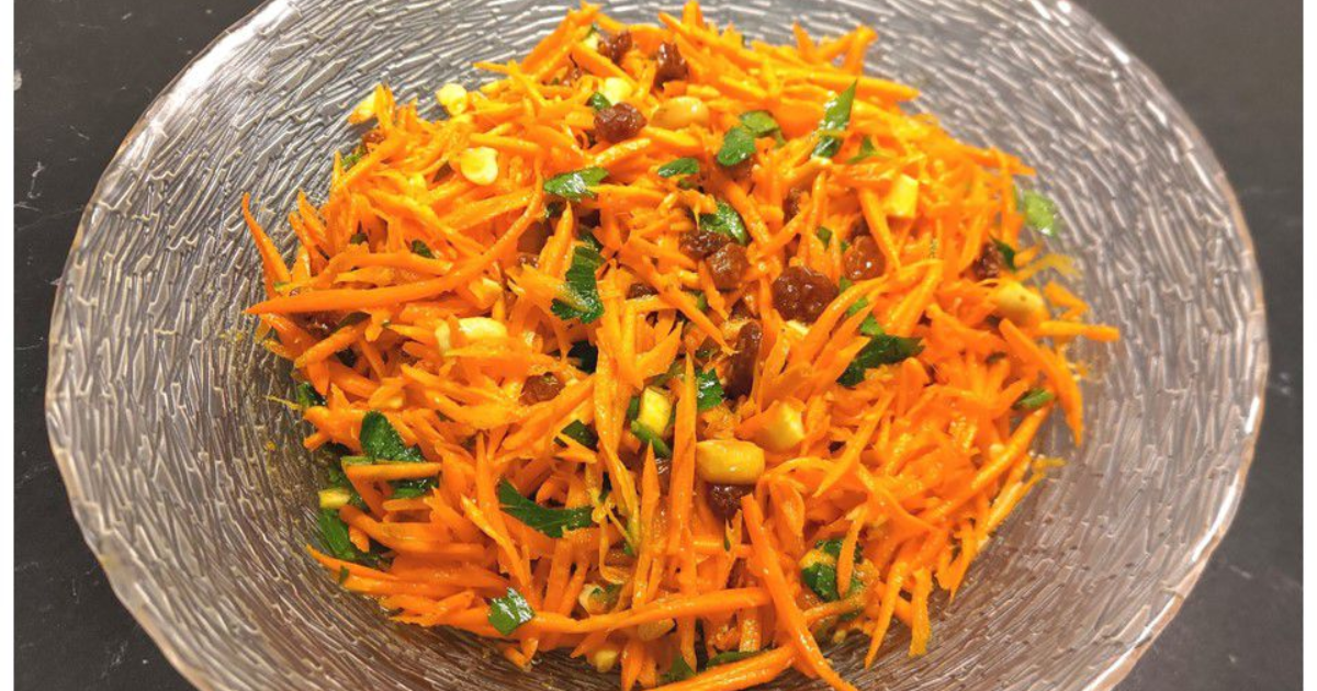 Carottes râpées à l'indienne - Recette en vidéo