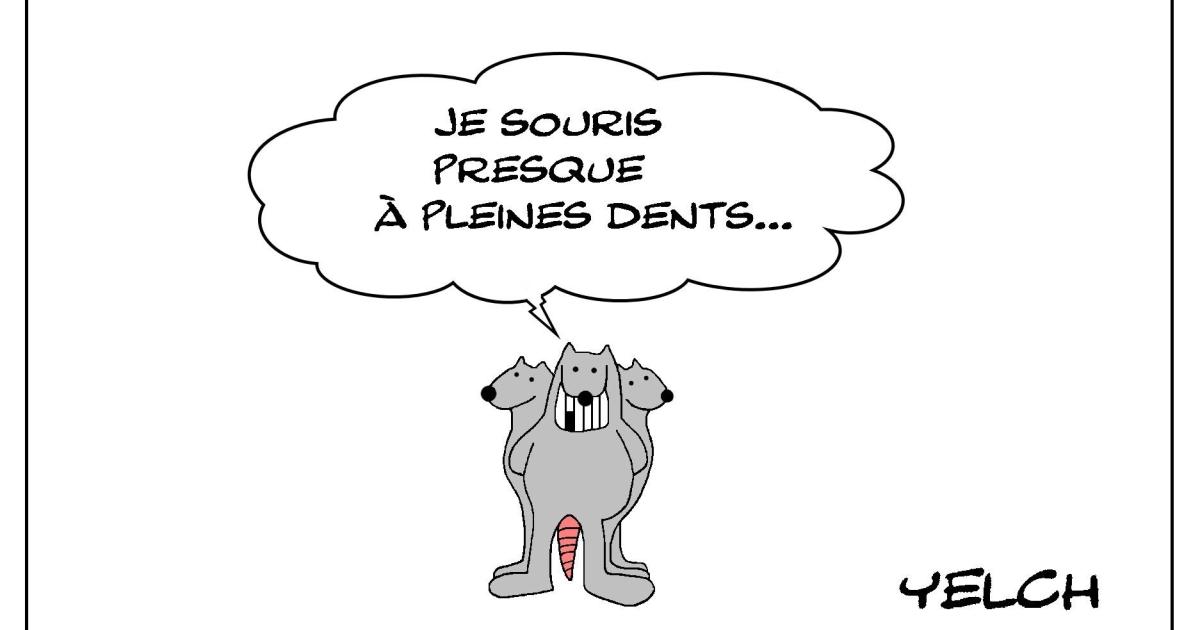 Le rat qui avait un sourire presque radieux