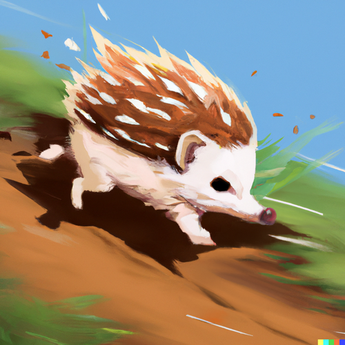 Le hérisson grognon