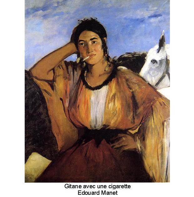 Gitane avec cigarette