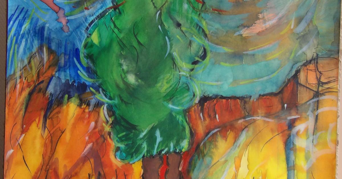 Autour des arbres peints par des artistes - d'après Van Gogh