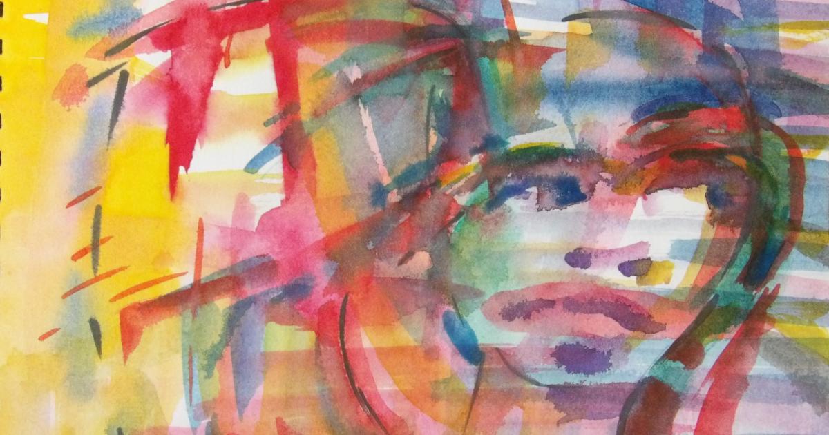 Un pas de côté - Aquarelle japonaise - 2018