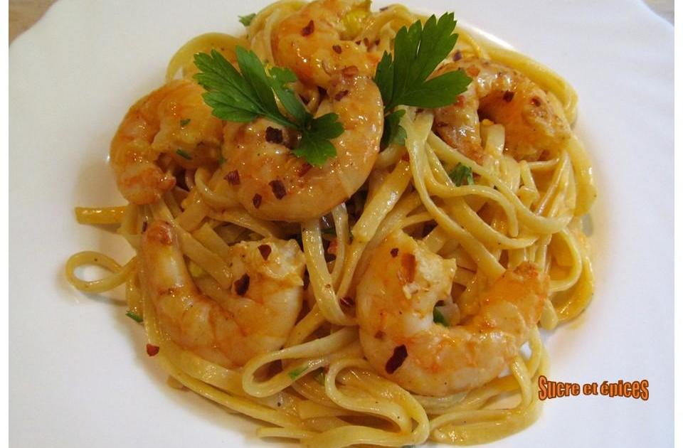 Pâtes aux crevettes Bang Bang