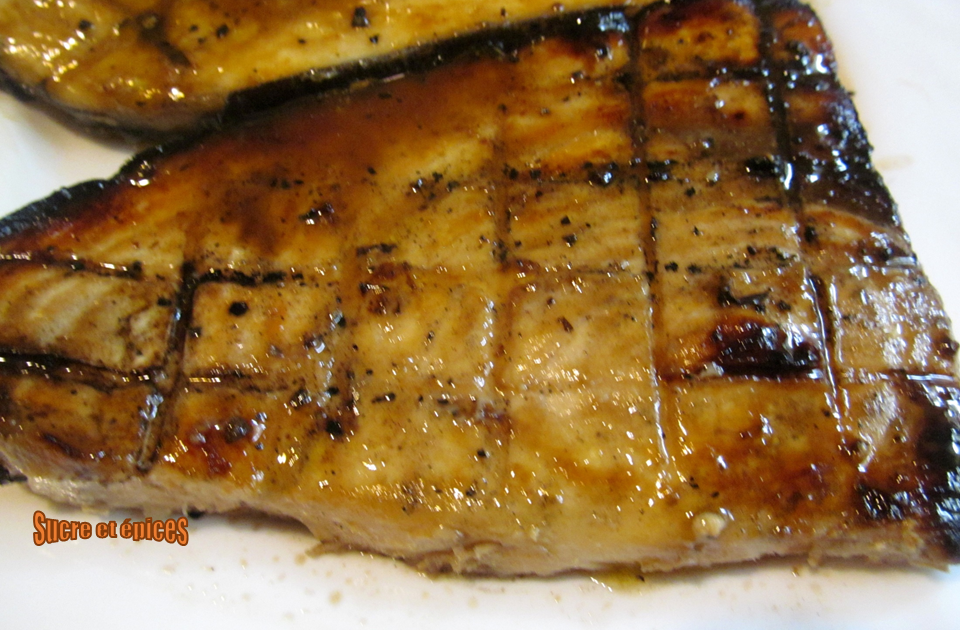 Steaks d'espadon au miel et au citron vert
