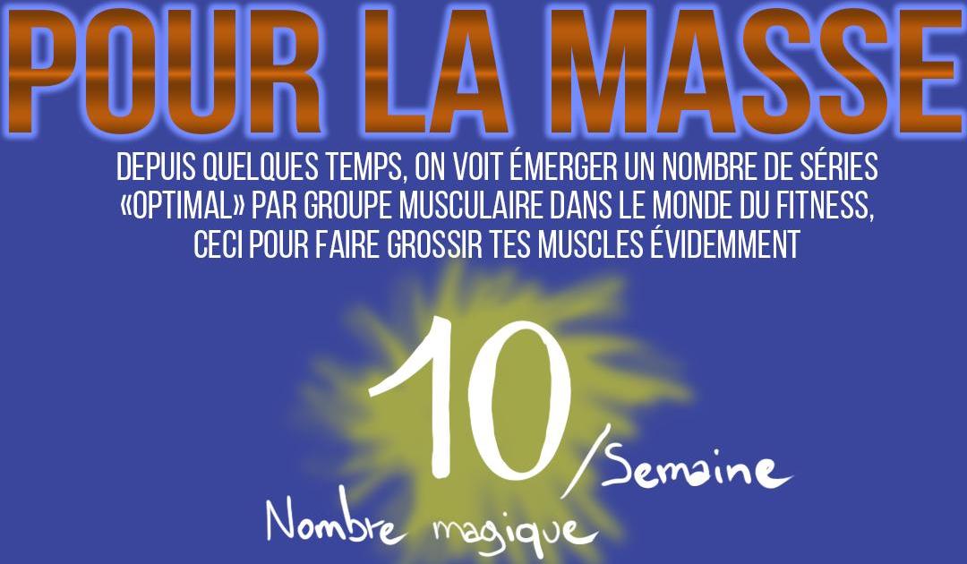 Périodiser son volume par muscle ou combien de séries par semaine pour la masse ?