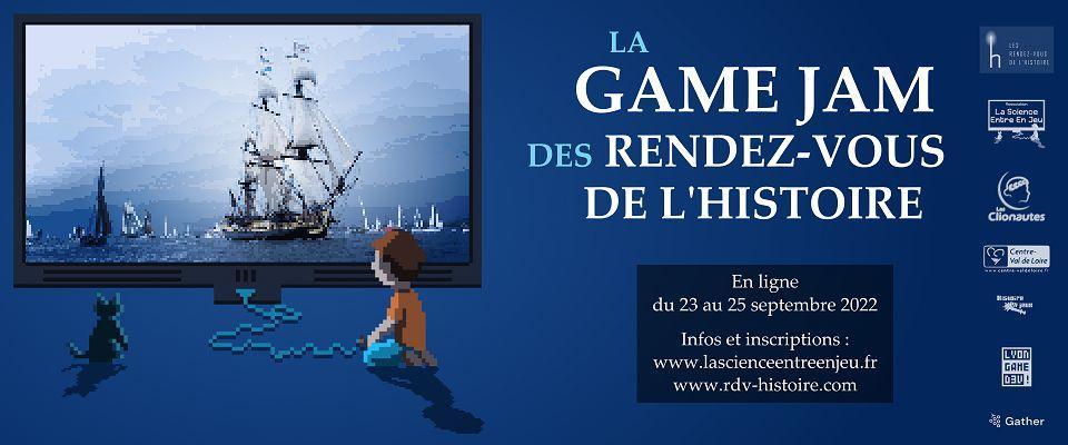 [Culture - Jeux Video] Game Jam des Rendez-Vous de l'Histoire via Gather Town
