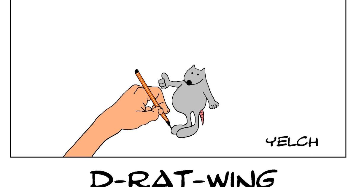 dessin de rat par un gaucher