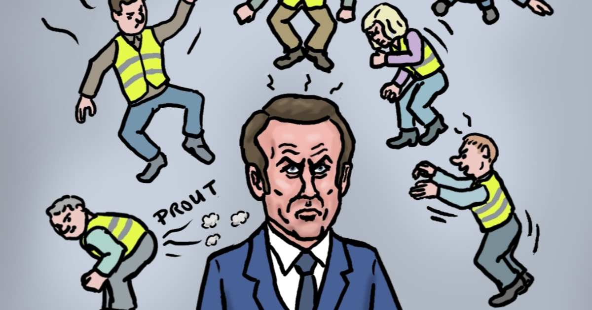 Macron et son angoisse des gilets jaunes